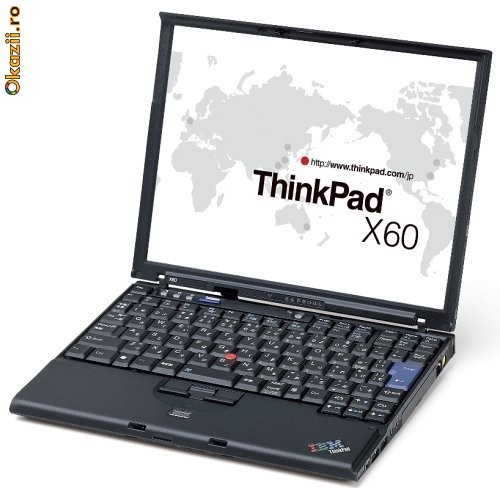 IBM ThinkPad X60 Intel CDuo 1,86Gh 1G  60G display12 Wi-Fi Licenta XP foto mare