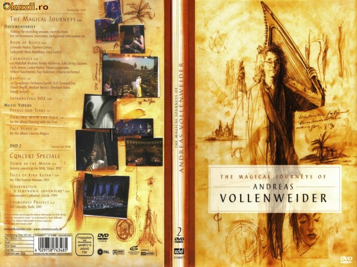 Andreas Vollenweider - The Magical Journeys ( 2 DVD Set ) foto mare