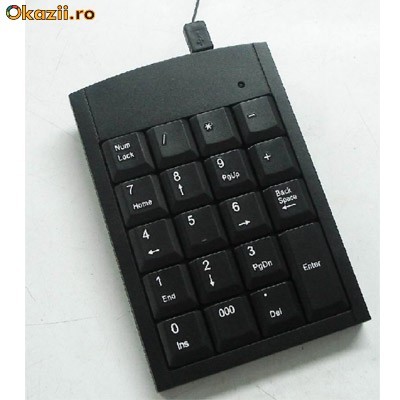 Tastatura numerica usb pt laptop foto mare