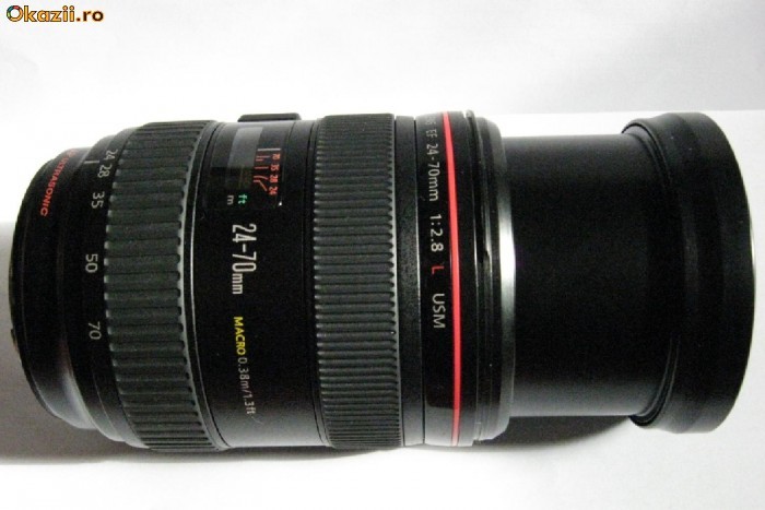 OBIECTIV CANON 24-70mm, F2.8 foto mare