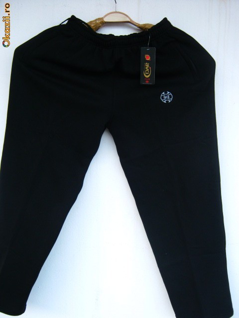 Pantaloni barbatesti foarte grosi din bumbac+lycramarimi masuri mari 2XL-5XL foto mare