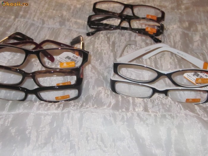 Ochelari de Vedere, Rame deosebite,lentile plastic.Pretul este pe o pereche foto mare