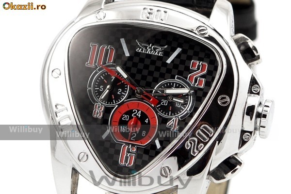 CEAS MECANIC-AUTOMAT TRIANGLE TOURBILLON TOATE CADRANELE FUNCTIONALE.MOKAZIE LA PRET FINAL foto mare