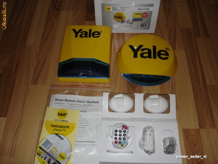VAND  ALARMA HOME KIT YALE foto mare