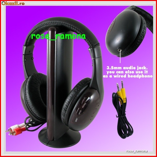 CASTI WIRELESS 5 IN 1 foto mare