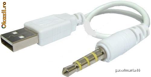 CABLU DATE SI INCARCATOR PENTRU IPOD, IPHONE SHUFFLE , livrare gratuita foto mare