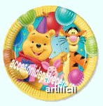 10 farfurii carton 23cm WINNIE SURPRISE foto mare