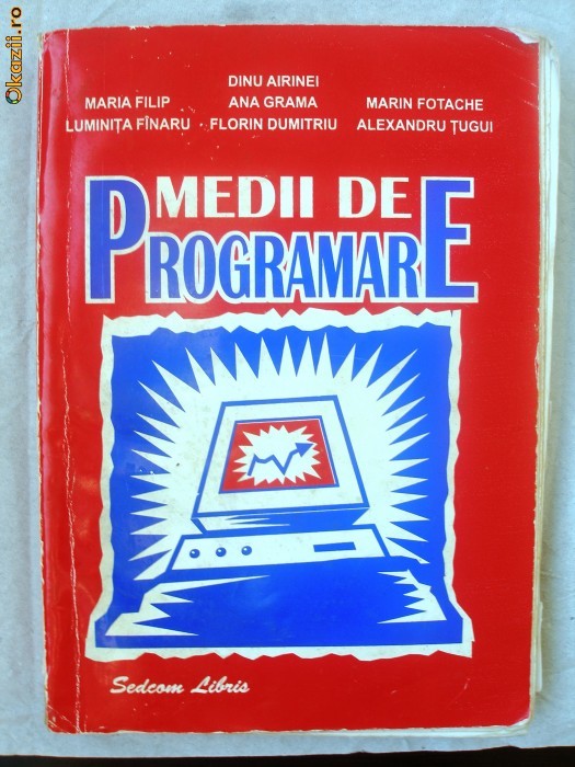 Medii de programare foto mare