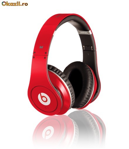 Casti Monster Beats by Dr. Dre Studio Rosii Profesionale - Garantie foto mare