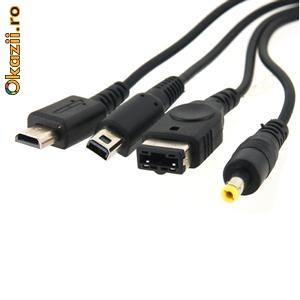 Incarcator Usb Universal Nintendo DSI DS Lite 3DS NDS DS fat NDSi XL GBA SP sony Psp playstation portabil cablu date mini foto mare