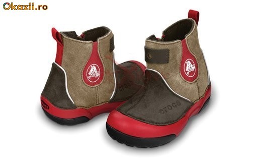 Crocs Crocband dawson boot kids espresso (129X) foto mare