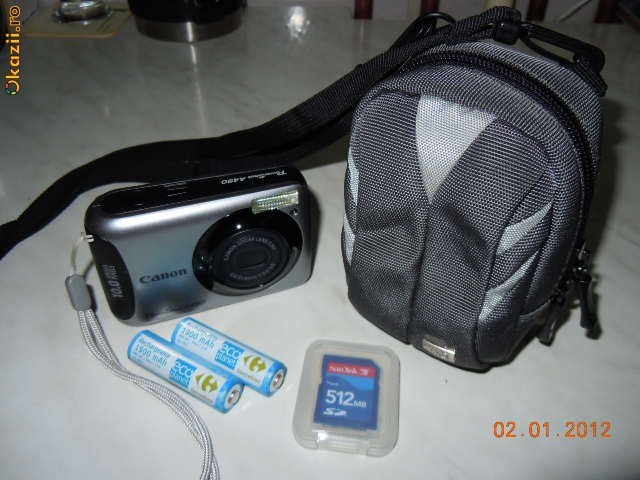 Aparat foto Canon PowerShot A490 foto mare