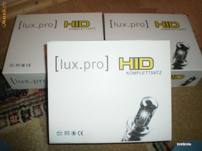 kit uri xenon LUX PRO germany H1, H11, H7, H3 de 6000k si 8000k. foto mare