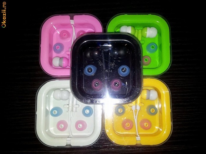 CASTI AUDIO,IPHONE,SAMSUNG GALAXY, ETC, MUFA JACK 3,5 !!!! foto mare