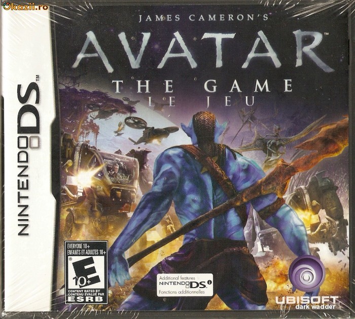 JOC NINTENDO DS JAMES CAMERON's AVATAR THE GAME SIGILAT ORIGINAL (Transport gratuit la plata in avans) foto mare
