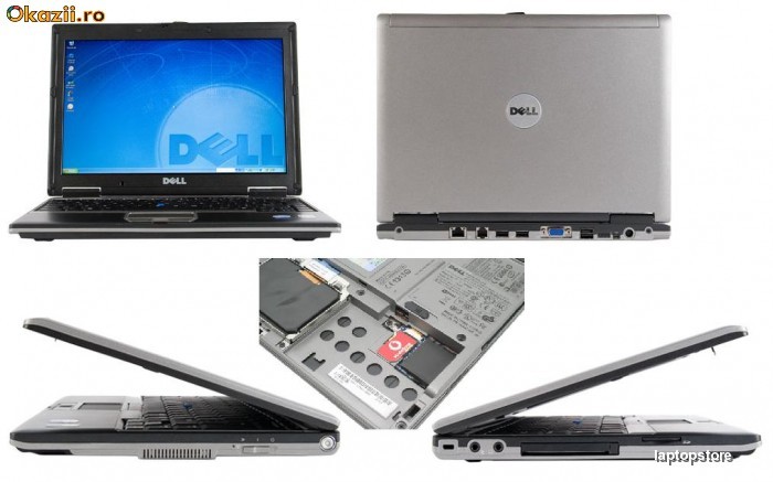 Laptop  DELL D420  doar 650 lei, garantie , livrare gratuita si webcam cadou foto mare