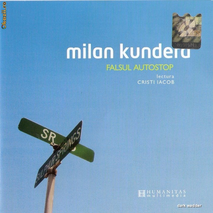 AUDIOBOOK MILAN KUNDERA - FALSUL AUTOSTOP in lectura lui CRISTI IACOB ORIGINAL (Transport gratuit la plata in avans) foto mare