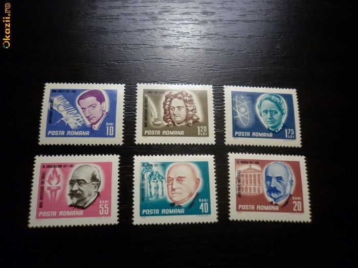 Romania LP 653 , Aniversari 1967  , MNH/** foto mare
