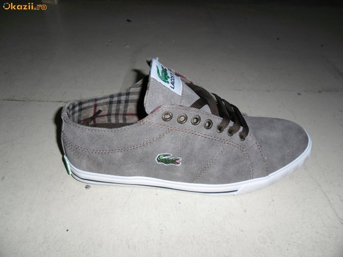 LACOSTE DIN PIELE INTOARSA MODEL 2012 foto mare