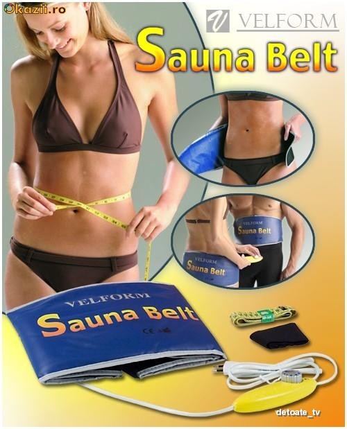 VELFORM SAUNA BELT PENTRU SLABIT / FITNESS / TONIFIAT MUSCHI - OFERTA foto mare