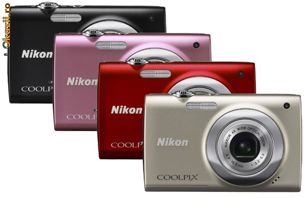 Vand camera foto NIKON Coolpix S2500+card 4gb+husa. NOU cu Garantie! foto mare