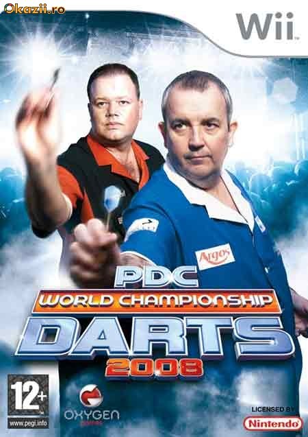 JOC WII CA SI NOU ---DARTS  -CAMPIONAT MONDIAL CU VEDETE REALE foto mare