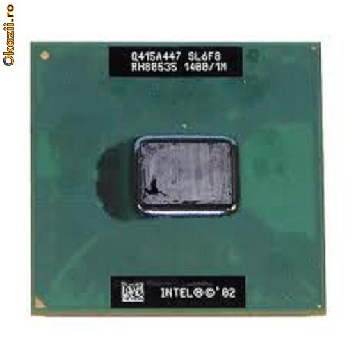 Procesor laptop folosit Intel Pentium M 1400 MHz SL6F8 foto mare