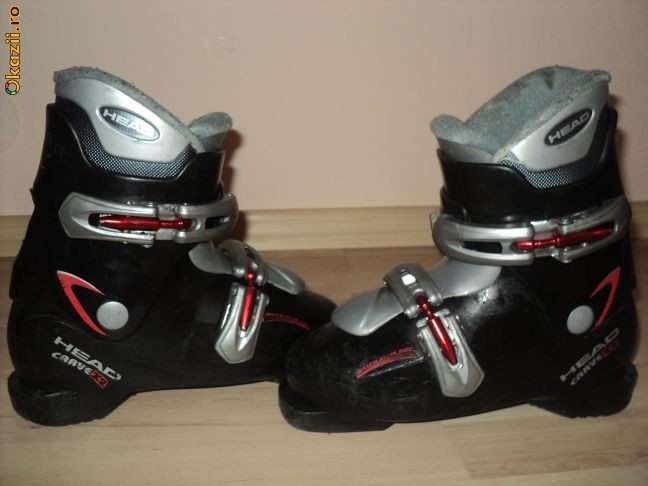 Clapari pentru copii HEAD numarul 33-34 + BONUS ochelari de ski ! foto mare
