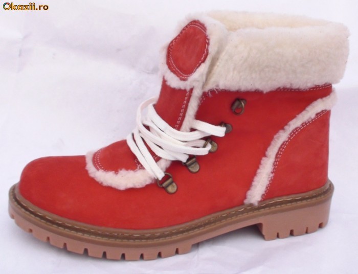 bocanci dama insulate ___piele naturala 100%___cod **produs 76hq0r foto mare