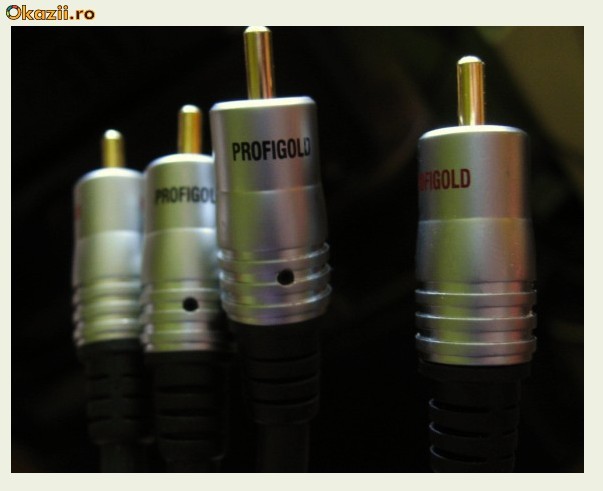 Cablu RCA profesional Profigold  NOU foto mare