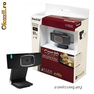 CAMERA WEB KWORLD V1000 5MP 3D foto mare