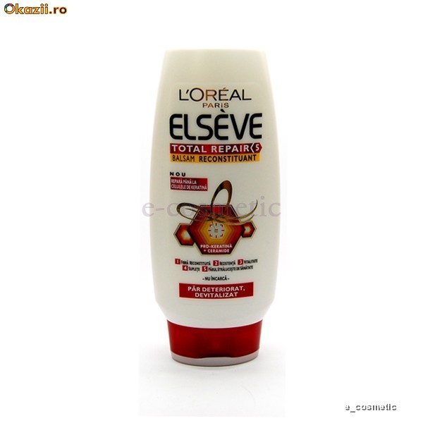 Balsam pentru par deteriorat L'oreal Elseve Total Repair 5 200ml foto mare