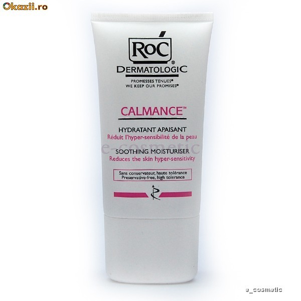 Crema de fata Roc calmanta pentru ten sensibil 40ml foto mare