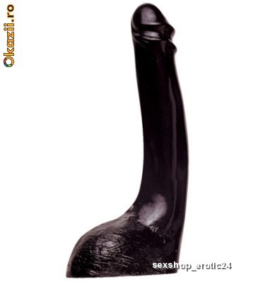 Dildo All Black 32 cm foto mare
