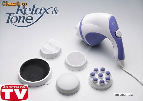 Relax and Tone - Original vazut la TV varianta de la Teleshopping cu 5 accesorii + Transport rapid prin Posta Romana sau Predare personala Bucuresti foto mare