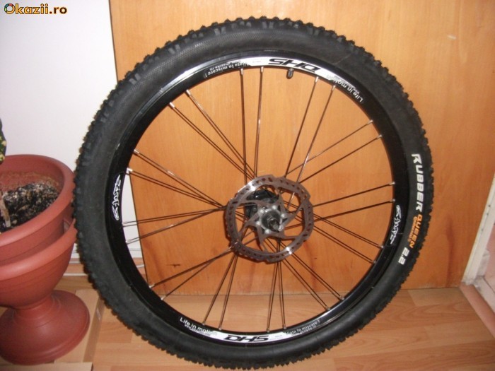 Roata completa (fata + spate) (janta dubla + butuc Modus) pentru biciclete de munte - MTB foto mare
