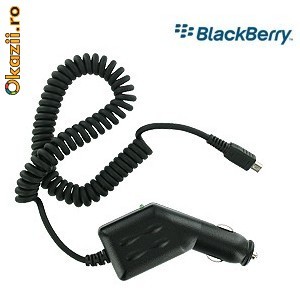 Incarcator Auto Blackberry 8100 foto mare