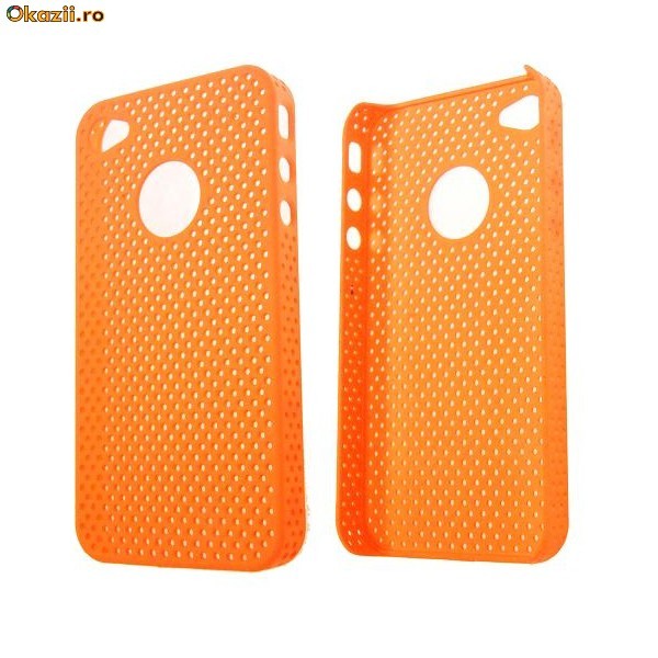 Grid Case Apple iPhone 4 orange foto mare