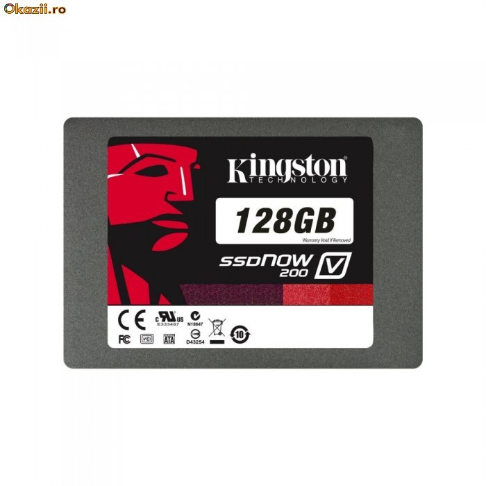 SSD Kingston 128GB SATA-III 2.5 inch V200 foto mare