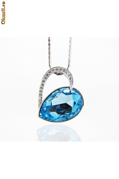 Colier Blue Love foto mare