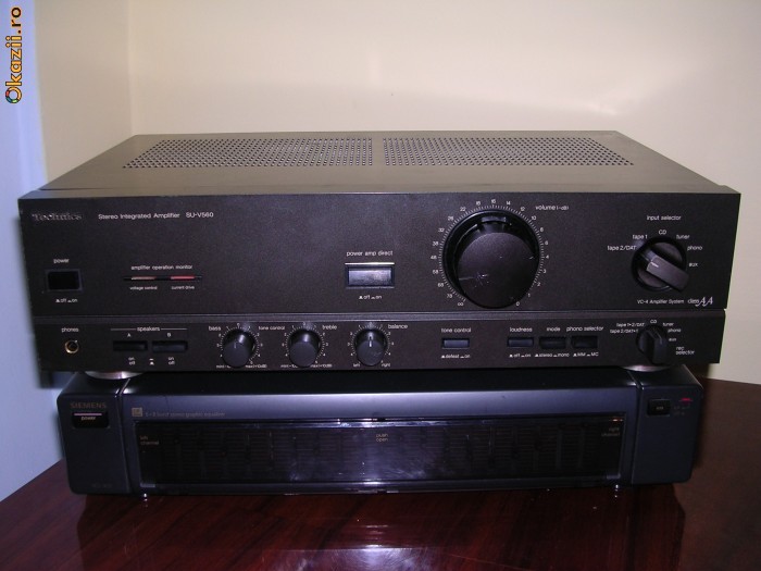 Amplificator Technics SU-V 560 , 550W ! foto mare