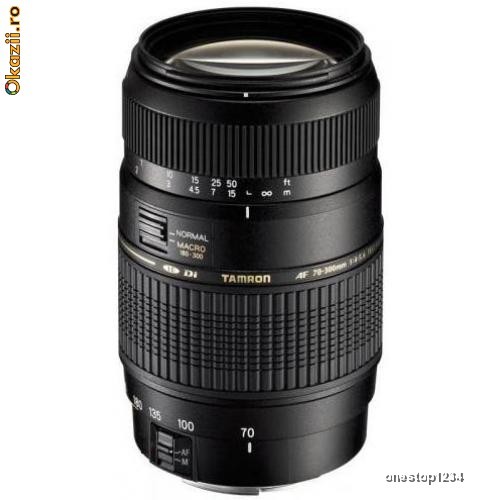 Obiectiv Tamron   70-300mm f/4-5.6   Nikon foto mare