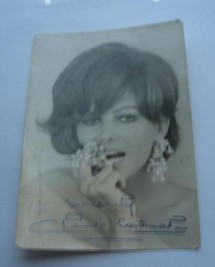 + Poza cu autograf de mana Claudia Cardinale + foto