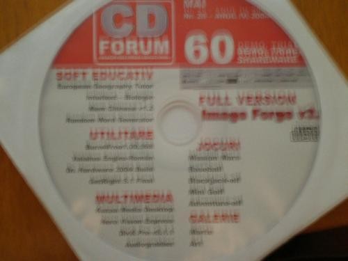CD FORUM 60 DEMO, TRIAL SHAREWARE foto mare