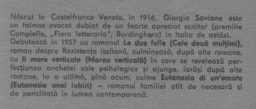 giorgio saviane - eutanasia unei iubiri foto mare