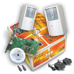 Sistem supraveghere video cu camere ascunse detector de miscare foto mare