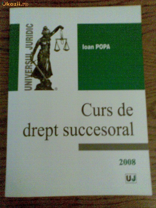 Curs de drept succesoral foto mare