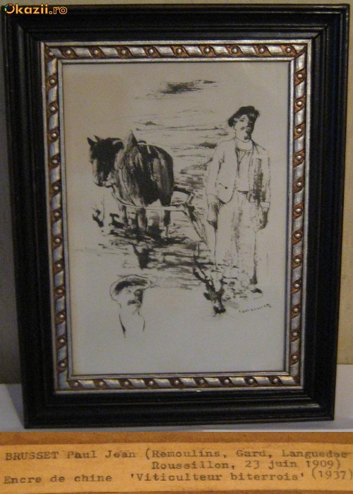 2 tablouri vechi Franta 1937 foto mare