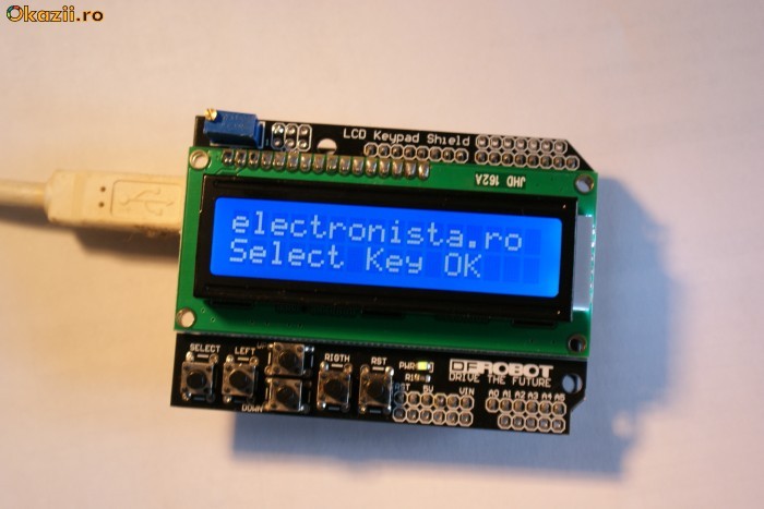Arduino LCD Keyboard Shield foto mare